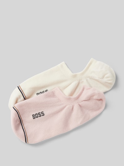 BOSS Sneakersocken mit Label-Detail Modell 'Iconic' im 2er-Pack Hellrosa 1