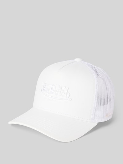 Von Dutch Trucker Cap mit Label-Patch Modell 'NEWARK' Weiss 1