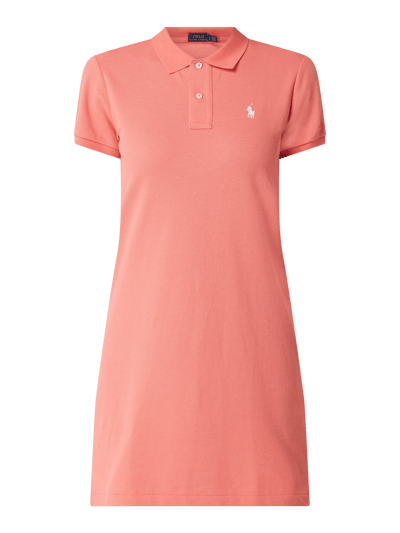 Polo Ralph Lauren Polokleid aus Baumwolle mit Logo-Stickereien  Koralle 2