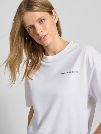 Marc O'Polo Denim Loose Fit T-Shirt aus reiner Baumwolle Weiss 3
