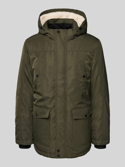 MCNEAL Jack met teddybont en klepzakken Olijfgroen - 2