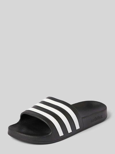 ADIDAS SPORTSWEAR Slides mit Label-Detail Modell 'ADILETTE AQUA' Black 1