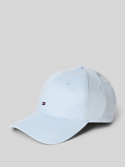 Tommy Hilfiger Baseballpet van zuiver linnen Lichtblauw - 1