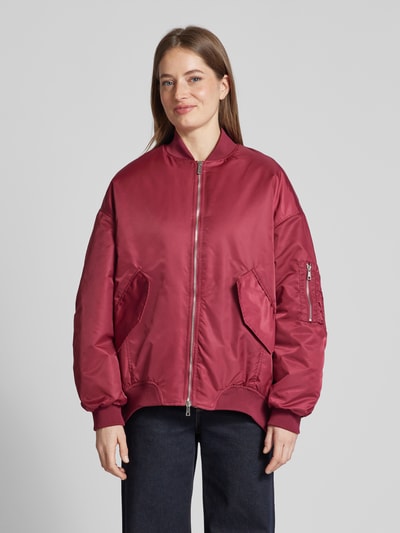 miss goodlife Bomberjacke mit Zweiwege-Reißverschluss Bordeaux 4