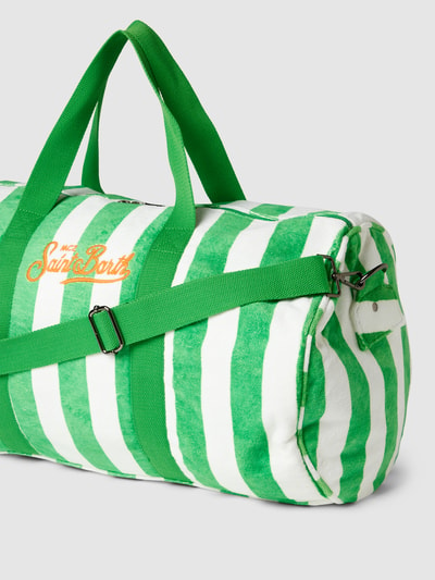 MC2 Saint Barth Duffle bag met streepmotief, model 'JETLAG' Groen - 3