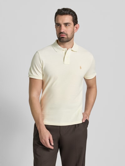 Polo Ralph Lauren Poloshirt mit Label-Stitching Beige 4