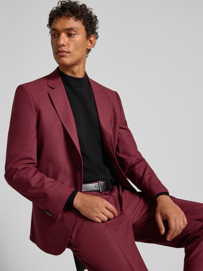 HUGO Regular fit colbert met wol, model 'ARTI 235X' Bordeaux - 3