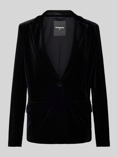 Patrizia Pepe Blazer in Samt-Optik Modell 'GIACCA' Black 2