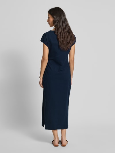 Tommy Hilfiger Tailliertes Freizeitkleid aus reiner Baumwolle Marine 5