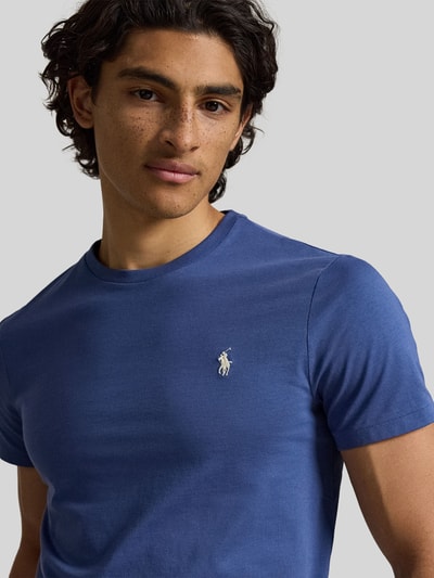 Polo Ralph Lauren Regular Fit T-Shirt aus reiner Baumwolle Blau 3