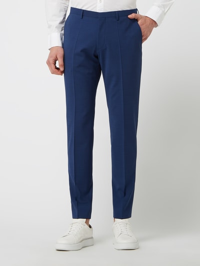 Roy Robson Pantalon met scheerwol, model 'Slacks' Blauw - 4