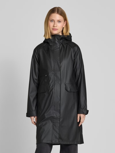 Ragwear Regenmantel mit Pattentaschen Modell 'Pearsty Rainy' Black 4