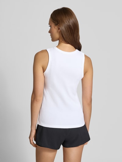 Nike Slim fit tanktop van katoenmix model 'RIB TIGHT' Wit - 5