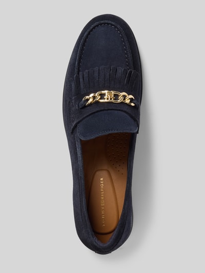 Tommy Hilfiger Slipper aus Wildleder Dunkelblau 3