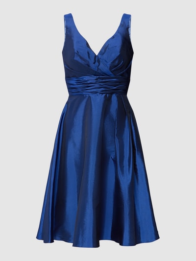 Luxuar Cocktailjurk met hartvormige hals Blauw - 2