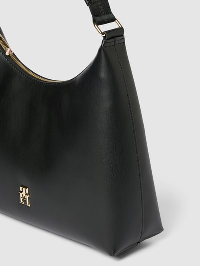 Tommy Hilfiger Handtas met labelapplicatie, model 'ICONIC TOMMY SHOULDER BA Zwart - 3