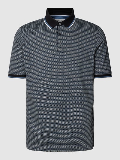 bugatti Poloshirt met contraststrepen Blauw - 2