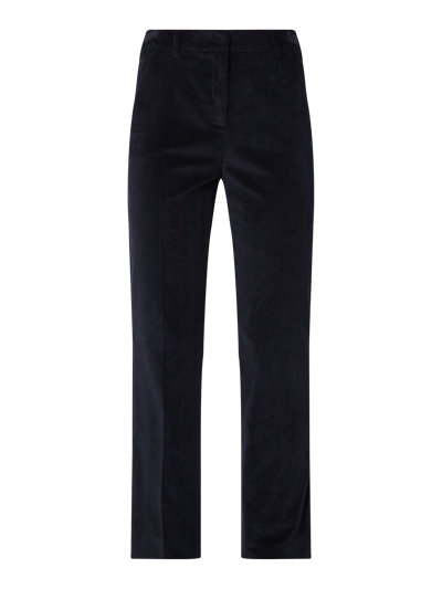 Weekend Max Mara High waist chino van corduroy Marineblauw - 2