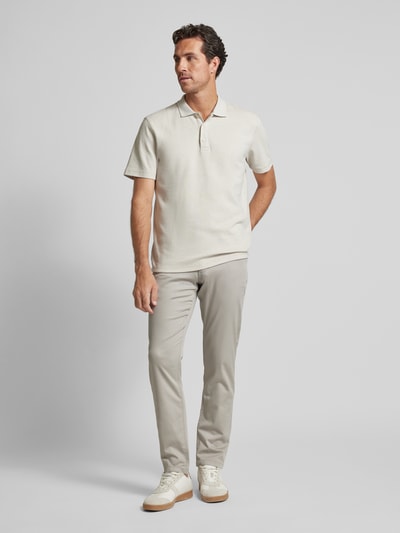 Christian Berg Men Regular fit chino in 5-pocketmodel Zilver - 1