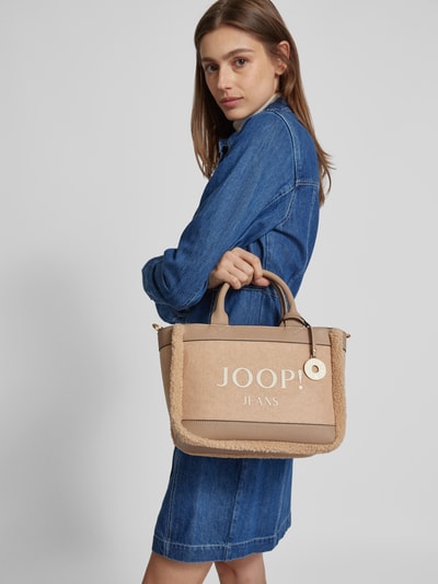 JOOP! Jeans Torebka z nadrukiem z logo model ‘'calduccio yvette’ Beżowy 1