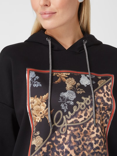 Guess Hoodie mit Logo-Print Modell 'Zenovia' Black 3