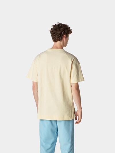 Jacquemus T-Shirt aus Baumwolle Hellgelb 5