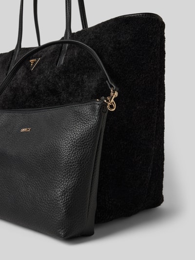 Guess Torba tote z uchwytem model ‘VICTTORIA’ Czarny 3