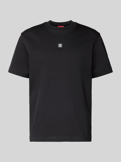 HUGO Regular Fit T-Shirt mit Baumwoll-Anteil Modell 'DILANSO' Black 2