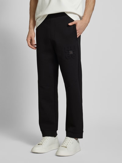 HUGO Sweatpants mit elastischem Bund Modell 'Debospant' Black 4