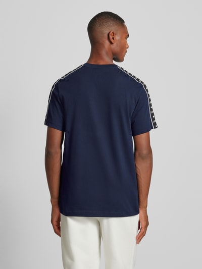 Lacoste T-Shirt mit Label-Stitching Dunkelblau 5