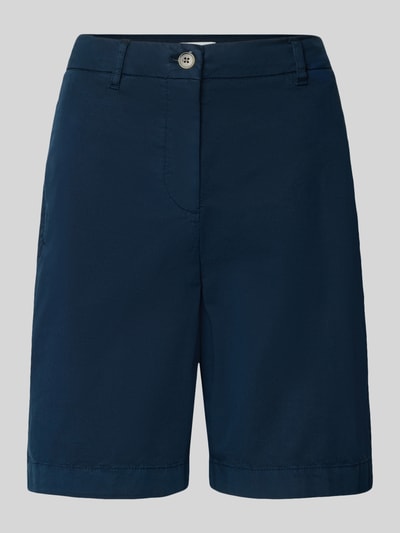 Produktfoto, Regular Fit Chino-Shorts aus Baumwoll-Lyocell-Mix von Tommy Hilfiger, look: effen, mix van katoen en lyocell, regular fit, gestikt logo, knoop- en ritssluiting, zij-steekzakken, achterzakken