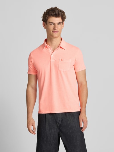 Superdry Slim Fit Poloshirt mit Brusttasche Koralle 4