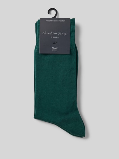 Christian Berg Men Socken mit Label-Detail im 2er-Pack Bottle 3