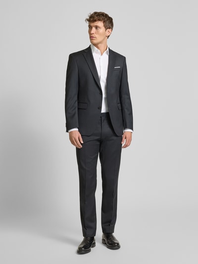 CK Calvin Klein Slim Fit Business-Hemd mit Knopfleiste Modell 'Bari' Weiss 1