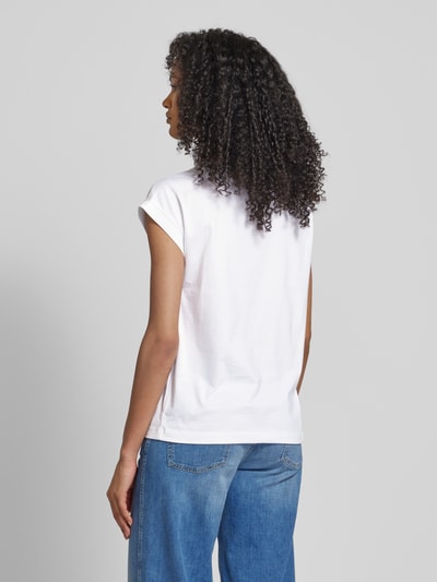 Esprit T-shirt met kapmouwen Wit - 5