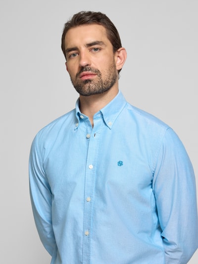 BOSS Regular fit vrijetijdsoverhemd van puur katoen, model 'LIAM' Aquablauw - 3