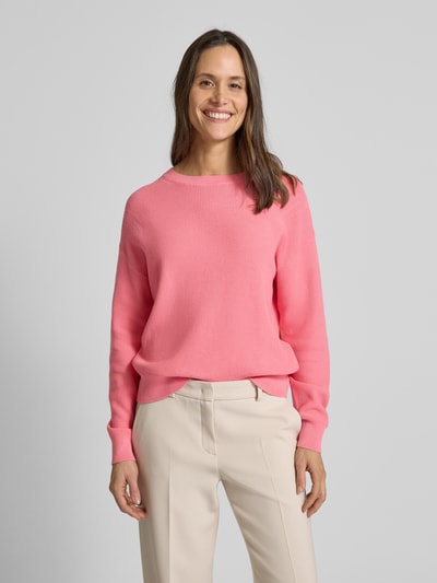 Christian Berg Woman Strickpullover mit Rundhalsausschnitt Pink 4