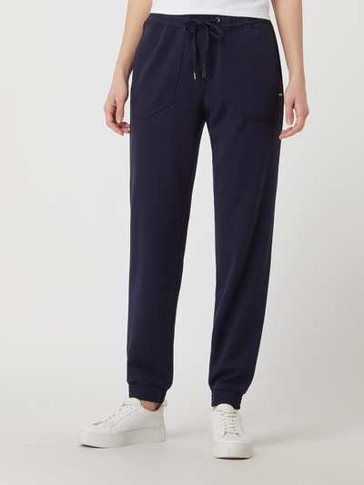 Christian Berg Woman Joggingbroek met stretch Donkerblauw - 4