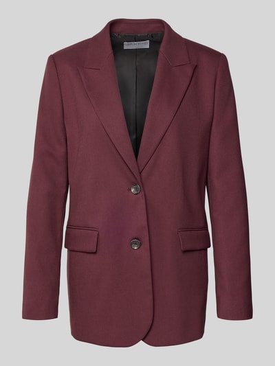 Jake*s Collection Blazer met reverskraag Aubergine - 2