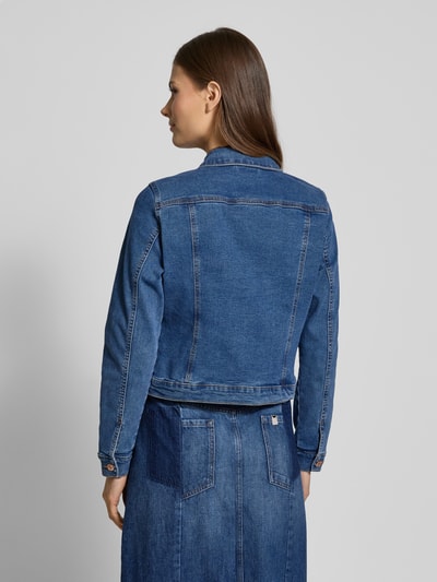 Vero Moda Regular Fit Jeansjacke mit Baumwoll-Anteil Modell 'LUNA' Blau 5