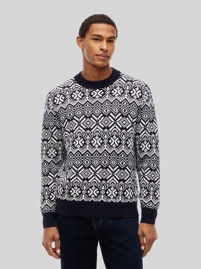 Tommy Hilfiger Pullover mit Logo-Detail Marine 4