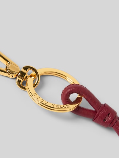 Coccinelle Schlüsselanhänger mit Label-Gravur Modell 'LISBET' Bordeaux 2