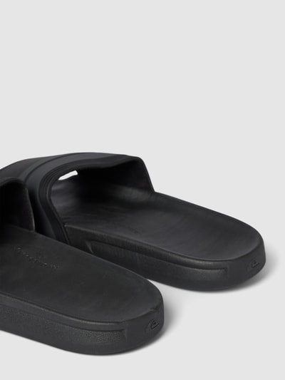 Quiksilver Slides mit Label-Detail Modell 'RIVI' Black 2