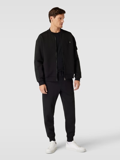 HUGO Sweatpants mit Label-Badge Modell 'Demboss' Black 1