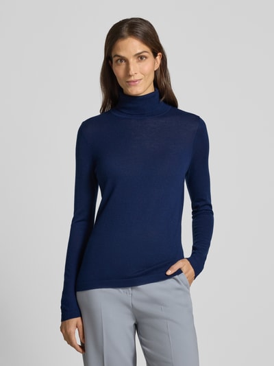 Christian Berg Woman Selection Gebreide coltrui Marineblauw - 4