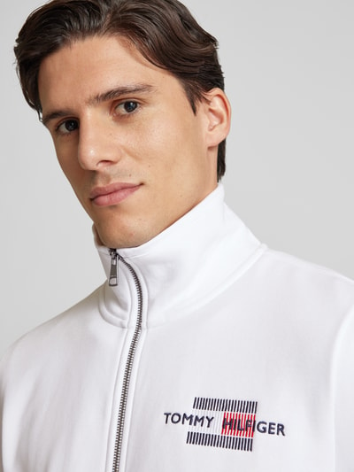 Tommy Hilfiger Sweatjacke mit Stehkragen Weiss 3