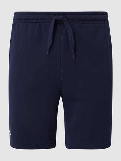 Lacoste Regular fit sweatshorts met logo Marineblauw - 2