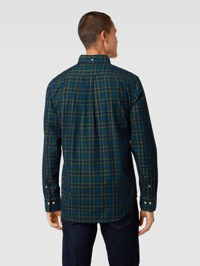 Gant Regular fit vrijetijdsoverhemd met labelstitching Groen - 5