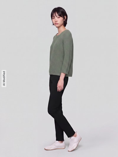 Weekend Max Mara Regular Fit Pullover mit Mohair-Anteil Modell 'XENO' Hellgruen 1