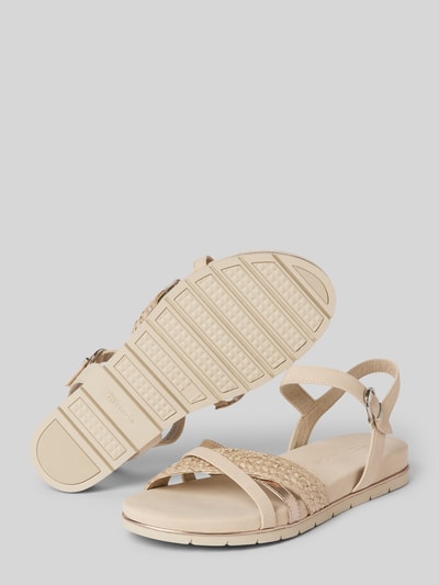 Tamaris Sandalen in gevlochten look Beige - 3